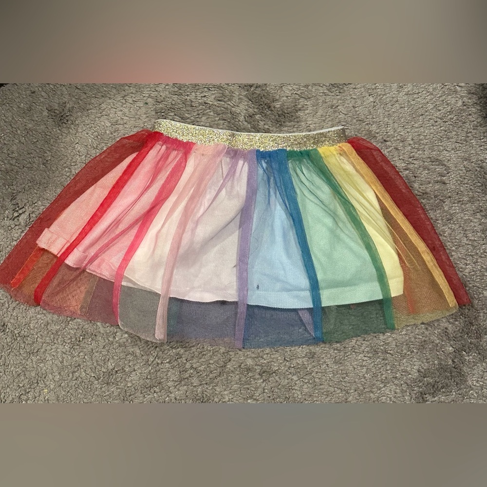 Adorable Hanna Andersson tulle skirt toddler size 18-24 months
